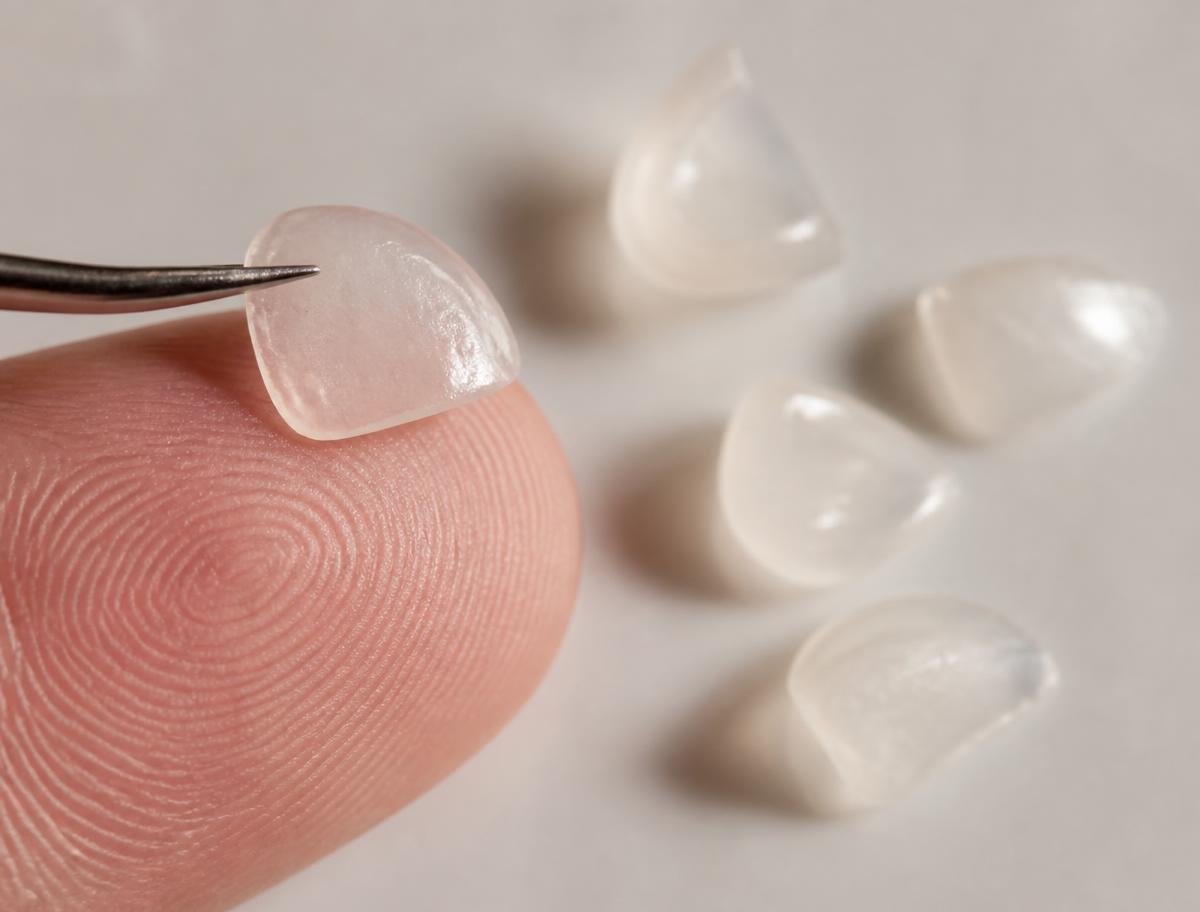 Lentes em porcelana